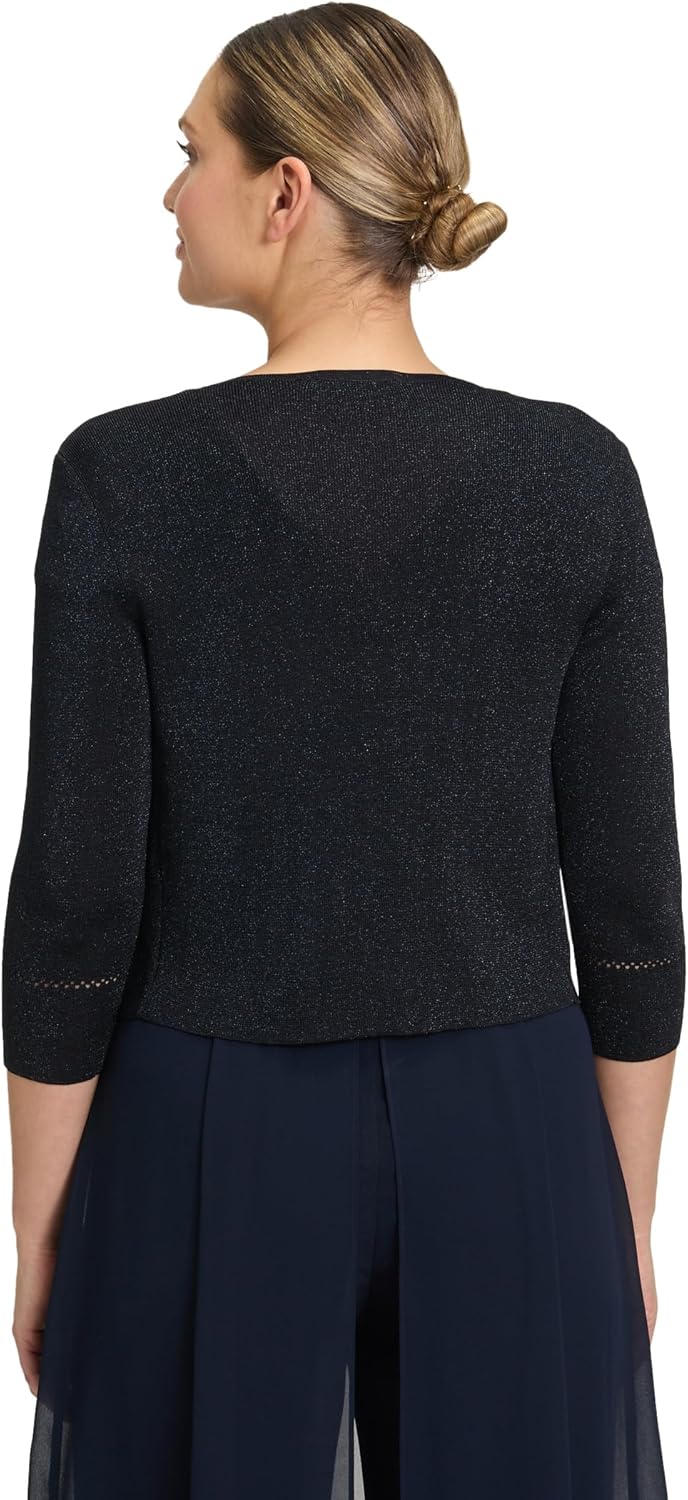 Vera Mont Damen Strickbolero ohne Verschluss S Blau, S Blau