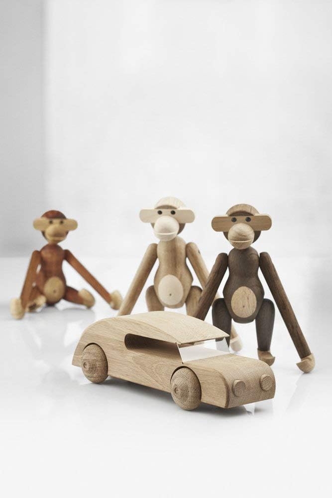 Kay Bojesen Sedan Gross Figuren 8.1 cm Holzfiguren Originaldesign, Holz 27.2 x 6.8 x cm, 27.2 x 6.8