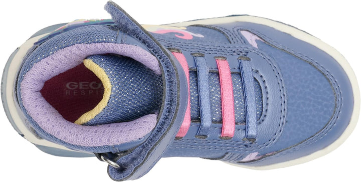 Geox Mädchen J Inek GirlSneaker 25 EU Avio Fuchsia, 25 EU Avio Fuchsia