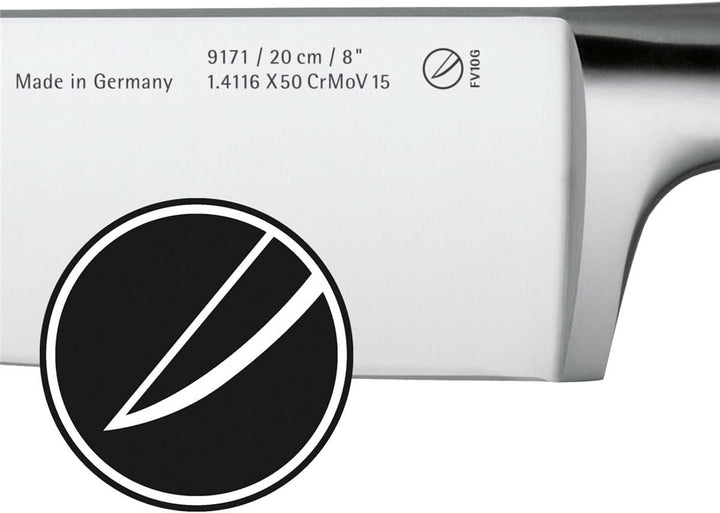 WMF Spitzenklasse Plus Allzweckmesser Wellenschliff 22 cm, Made in Germany, Messer geschmiedet, Perf