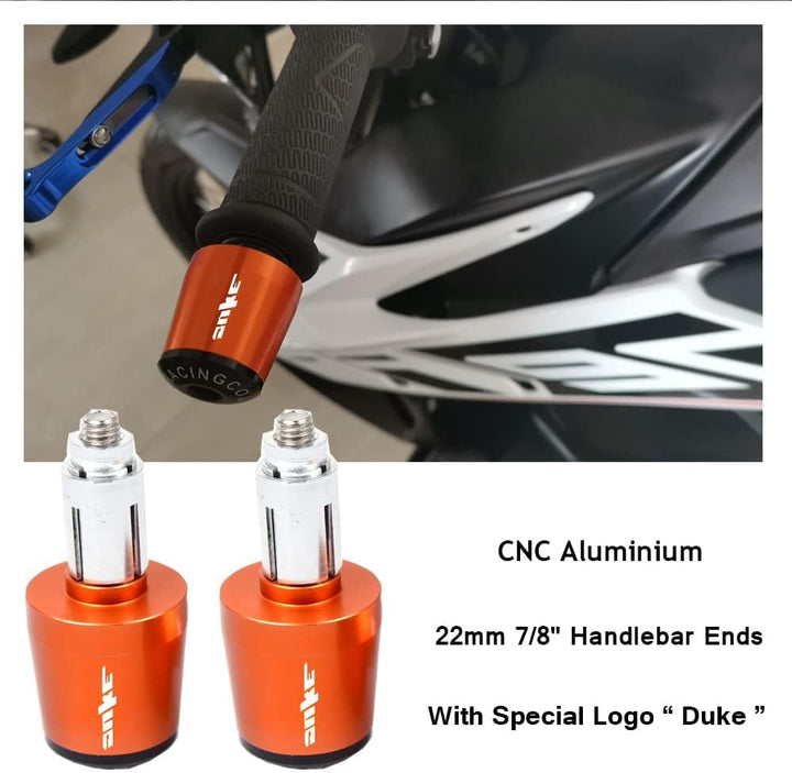 Duke Motorrad Lenkerenden 22mm 7/8' Lenkergewichte CNC Aluminium Für Duke 125 390 RC125 RC390 KTM 79