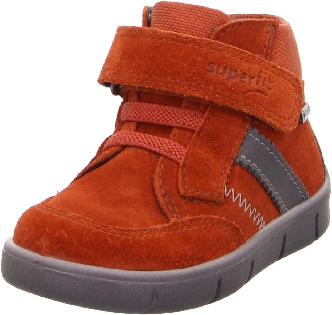 Superfit Baby Jungen ULLI leicht gefütterte Gore-Tex Lauflernschuh 21 EU Rot Hellgrau 5400, 21 EU Ro
