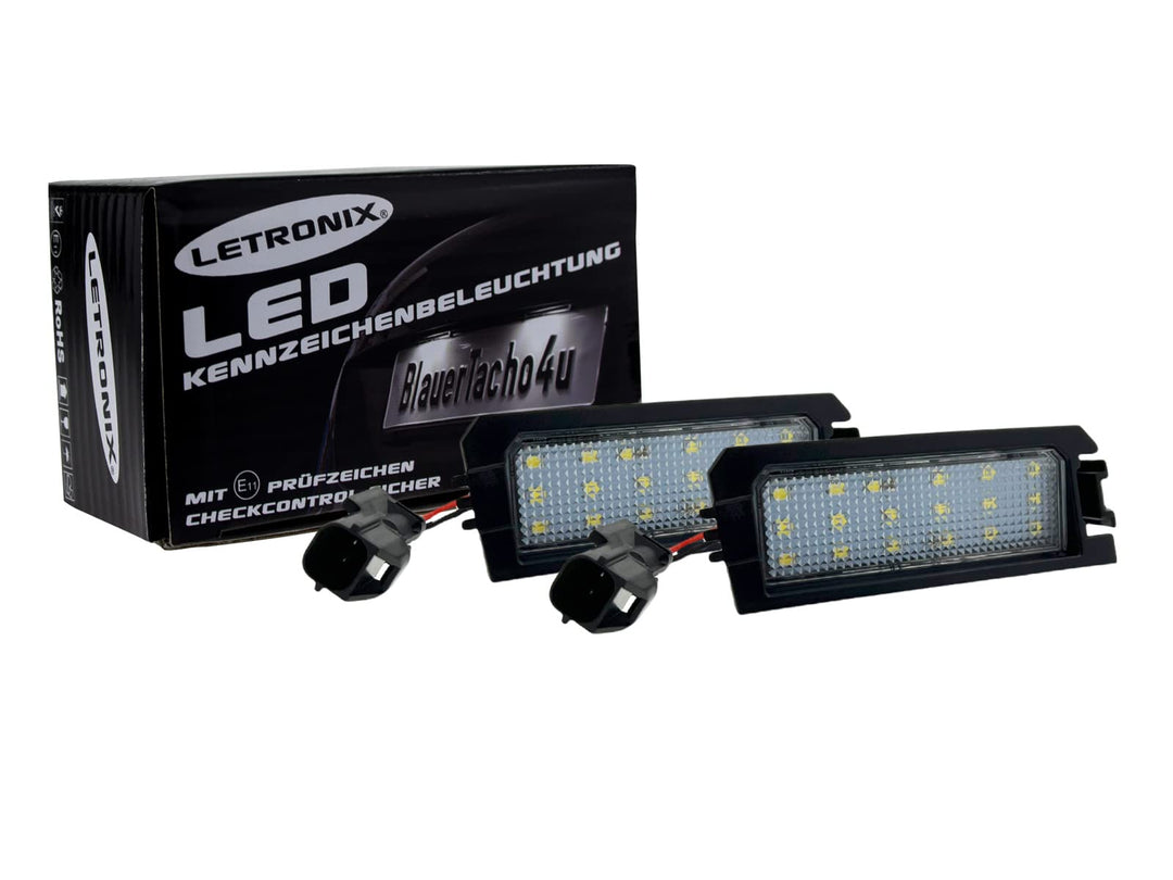 letronix SMD LED Kennzeichenbeleuchtung Module mit E-Prüfzeichen Kompatibel mit: i30 i30 N i30N Typ