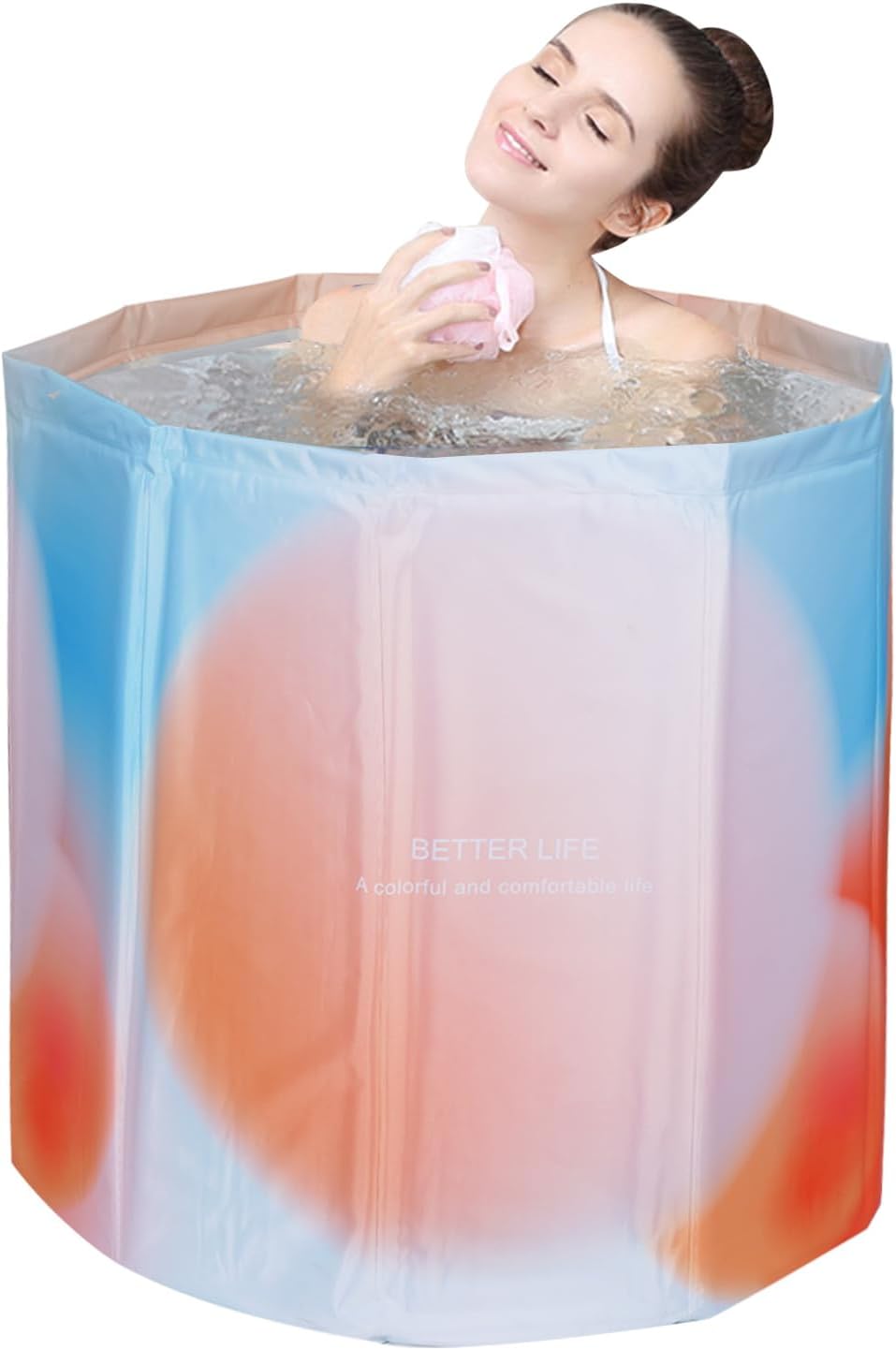 Sinbide Badewanne Faltbare Badewanne für Erwachsene Tragbare faltbare Kinderbadewanne Geeignet für S