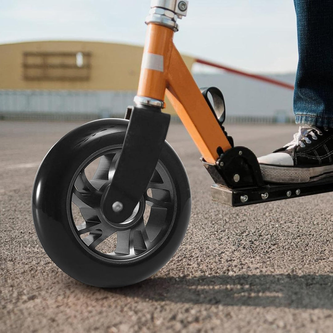 Stunt Scooter Rollen 120 mm, 2 Stück Ersatzräder Mit ABEC 9 Lager, Aluminium Speichenkern für Extrem