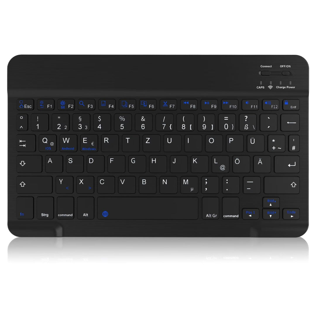 Ultradünn Deutsche Bluetooth Tastatur mit deutschem Layout QWERTZ für iPad Air/Pro/Mini/iPad 11/10.9