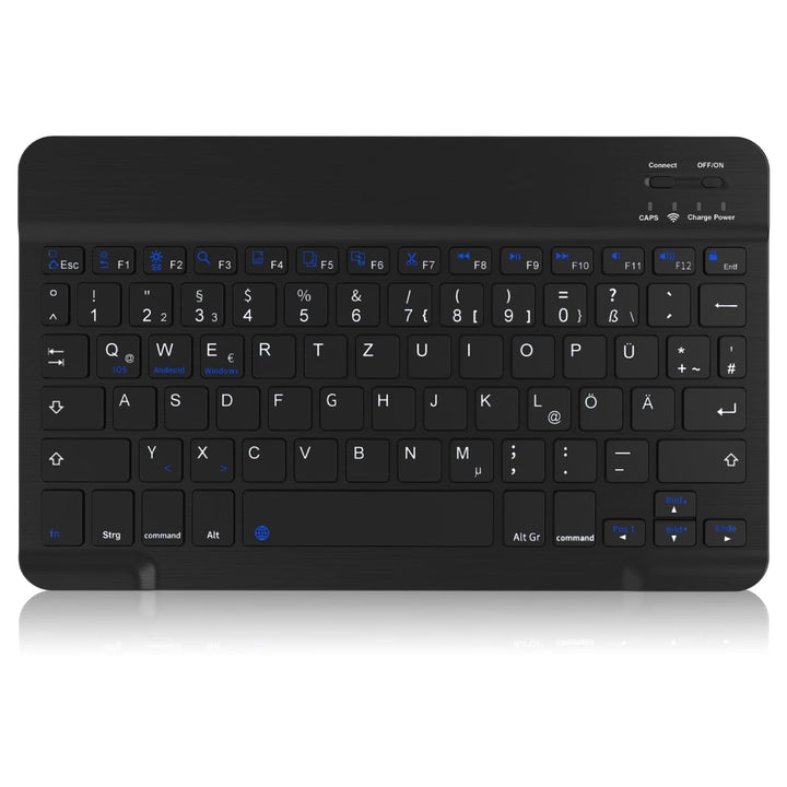 Ultradünn Deutsche Bluetooth Tastatur mit deutschem Layout QWERTZ für iPad Air/Pro/Mini/iPad 11/10.9