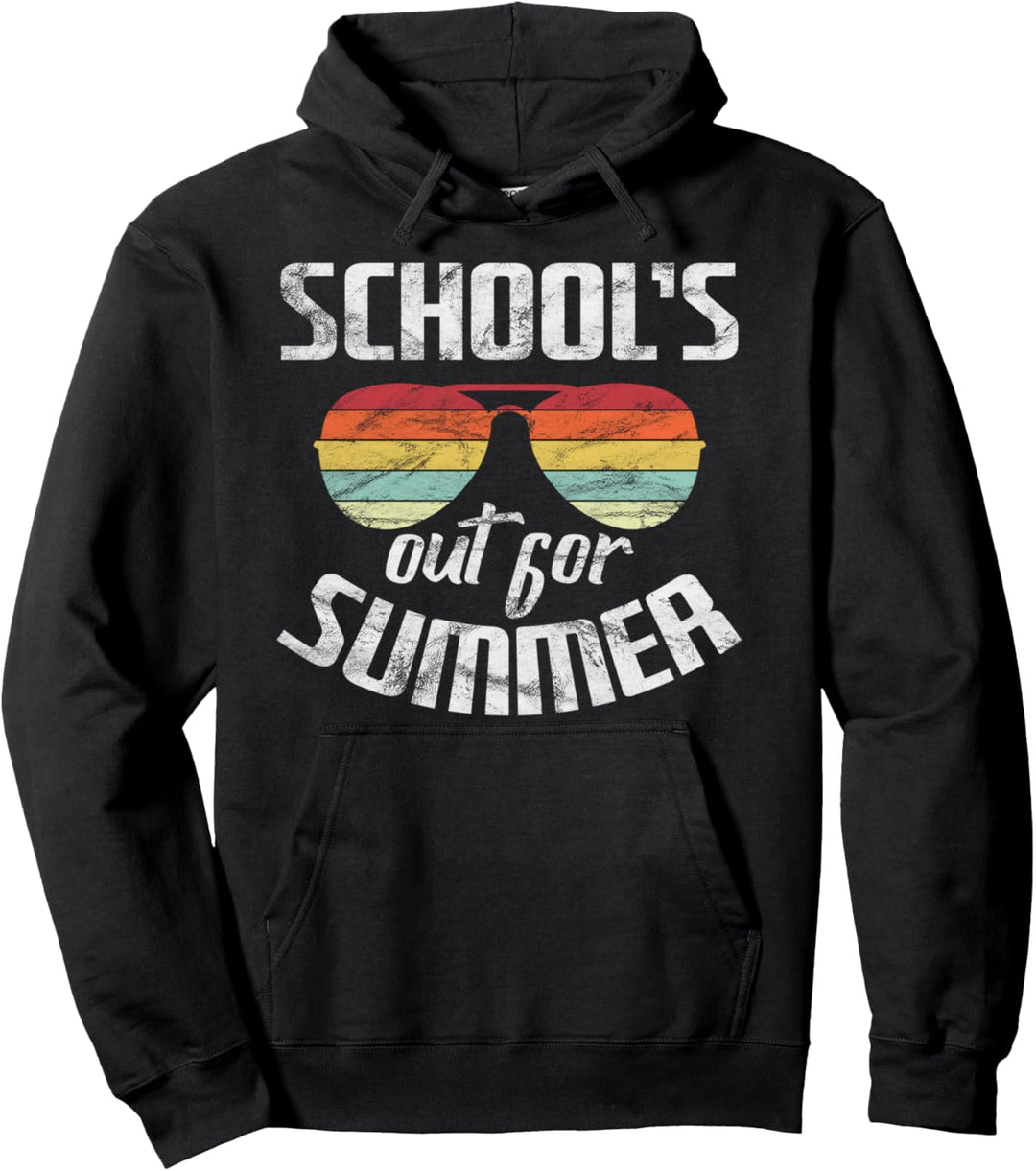 Retro Letzter Schultag Schulen für Sommerlehrer Pullover Hoodie