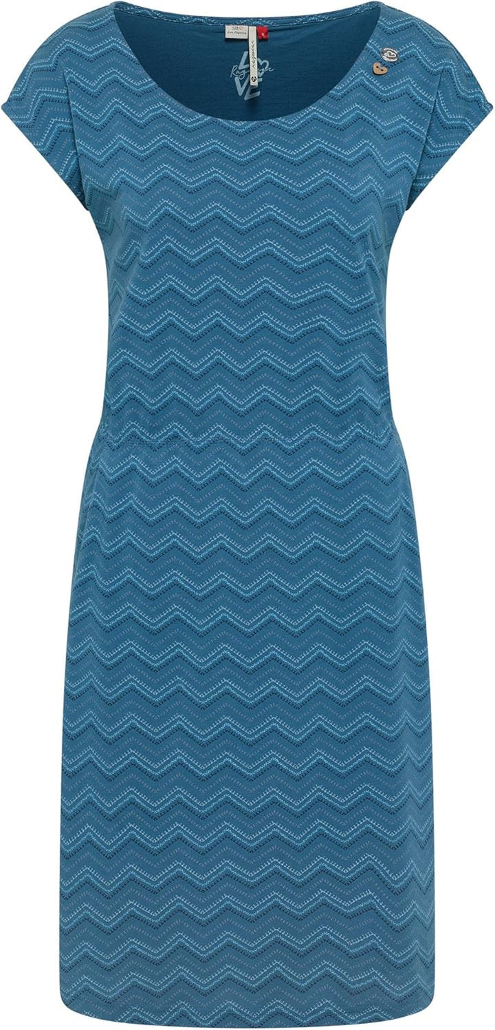 Ragwear LILITHE Damen Kleid M Indigo Blue, M Indigo Blue