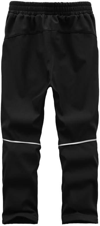 Zzkouine Kinder Softshellhose Schneehose Thermohose Hosen Jungen Mädchen Winterhose Outdoorhose Wand