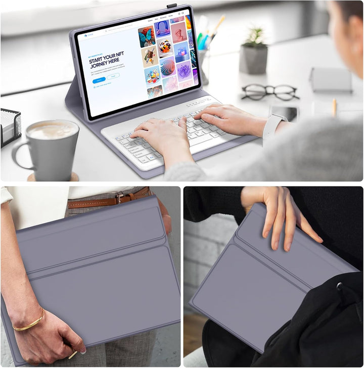 Hülle Tastatur für Lenovo Idea Tab Plus 12.1 Zoll 2025