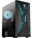 Aerocool Cronus Mid Tower Case – PC Gaming Case with 1 x 1400mm ARGB Rear Fan, RGB LED Front & Full