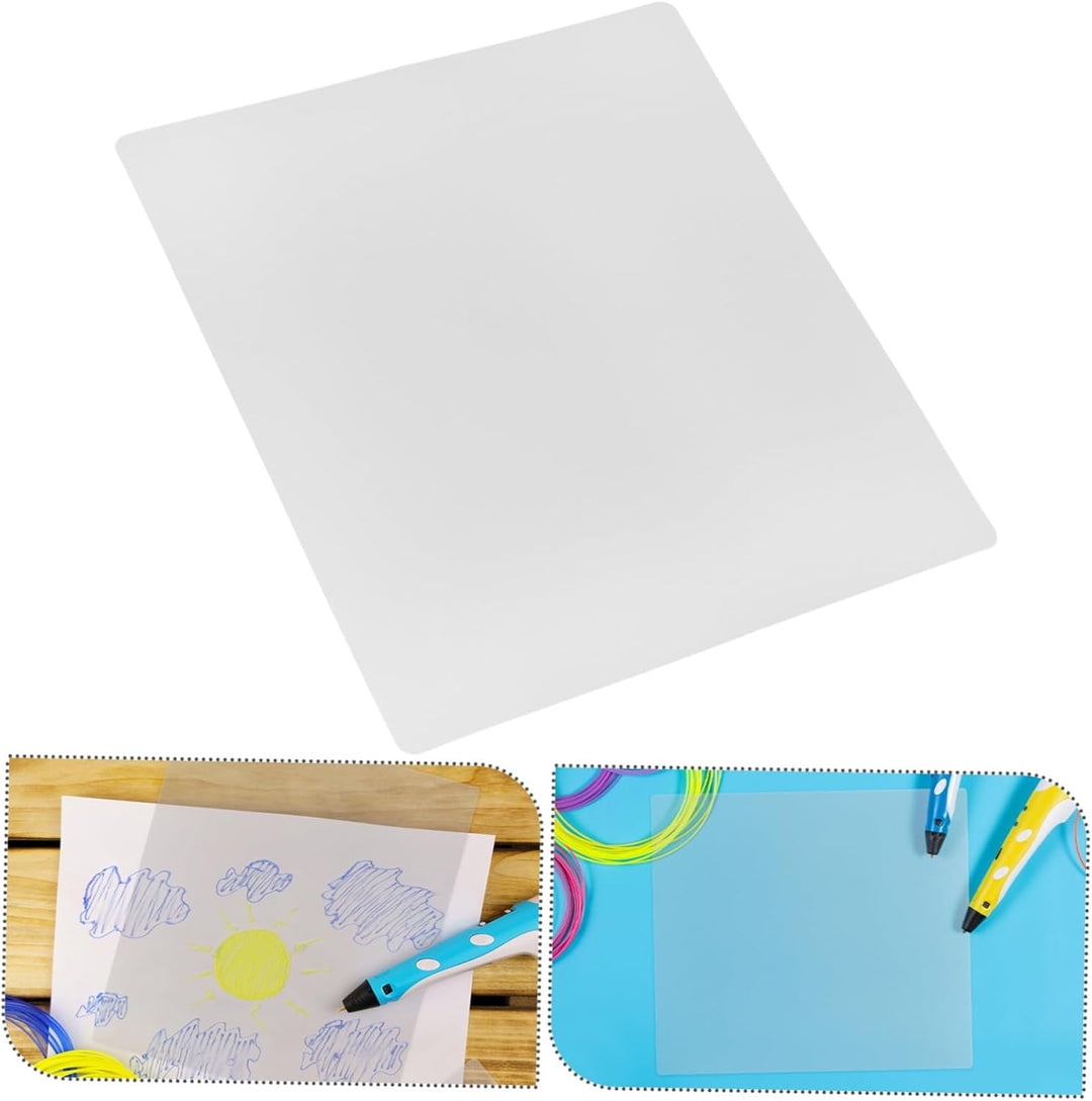 Dicke PVC 3D-zeichenmatte 10 Stück Transparent Kunststofffolien Für 3D-Stift Zeichnungen Kreative An