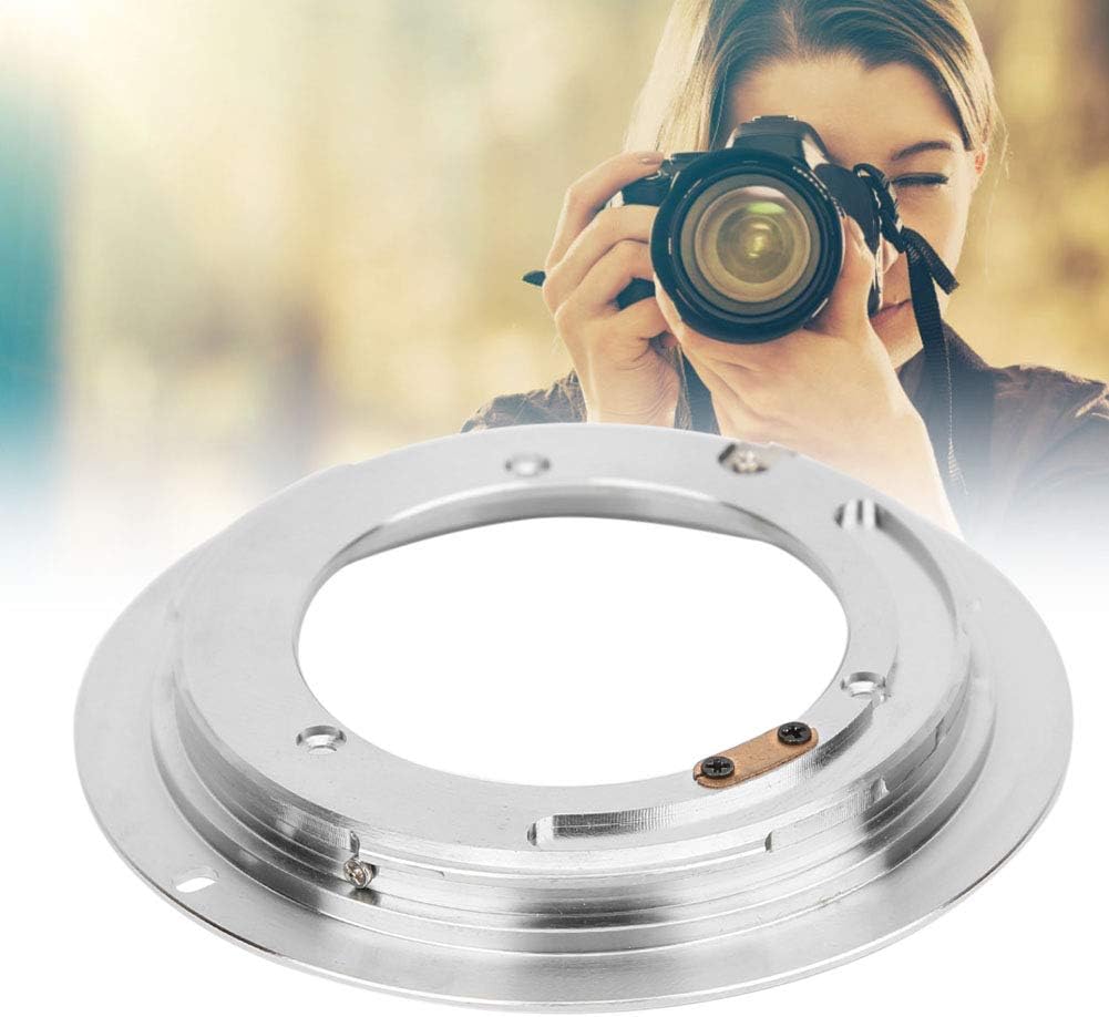 Bindpo QBM-EOS Objektivadapterring, Linsenkonverter aus Aluminiumlegierung für Rollei QBM Objektiv f