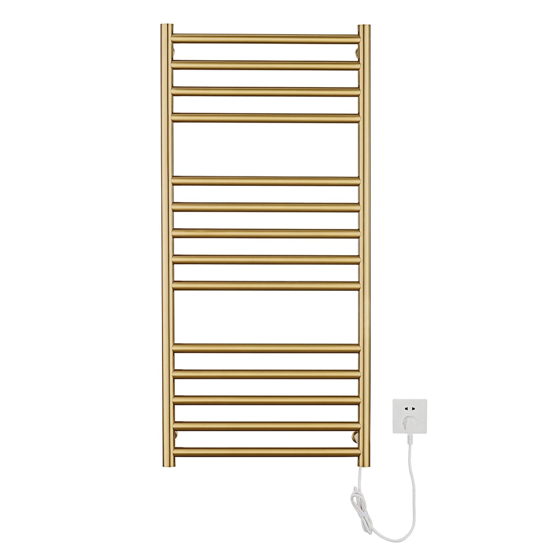 SWHC Badheizkörper Elektrisch Gold Handtuchheizkörper Elektrisch 110 x 52 x 12 cm Heizkörper Heizung