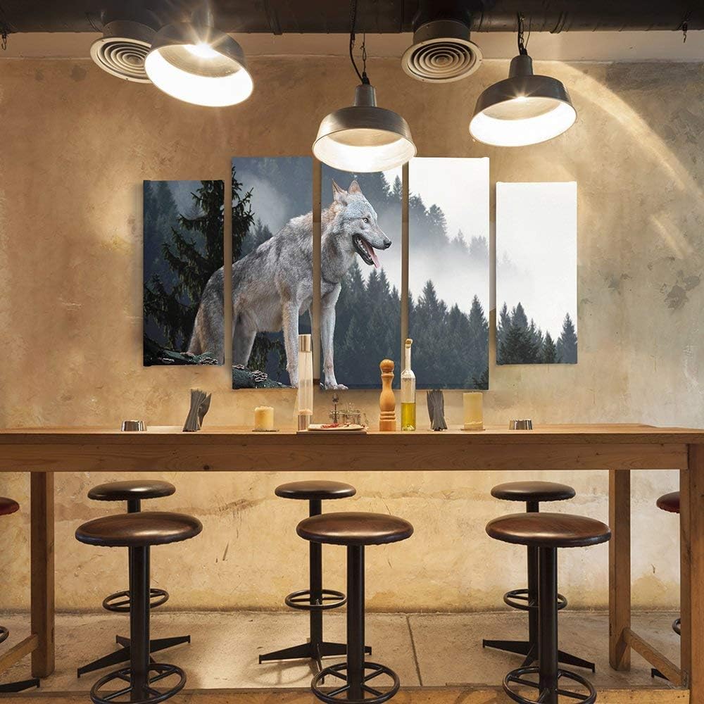 Feeby. Wandbild - 5 Teile - Deko Bilder, gedrucktes Bild, Deco Panel, Foto, Kunstdrucke, 5-Teilig, T