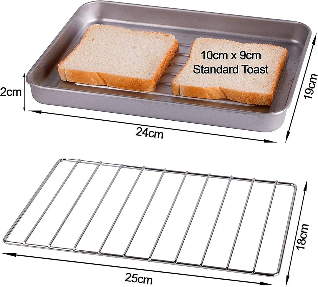 Mini Backofen 9 Liter | 60 min Timer | 800 Watt | 100°-230°C | Minibackofen | Backofen | Mini Oven |