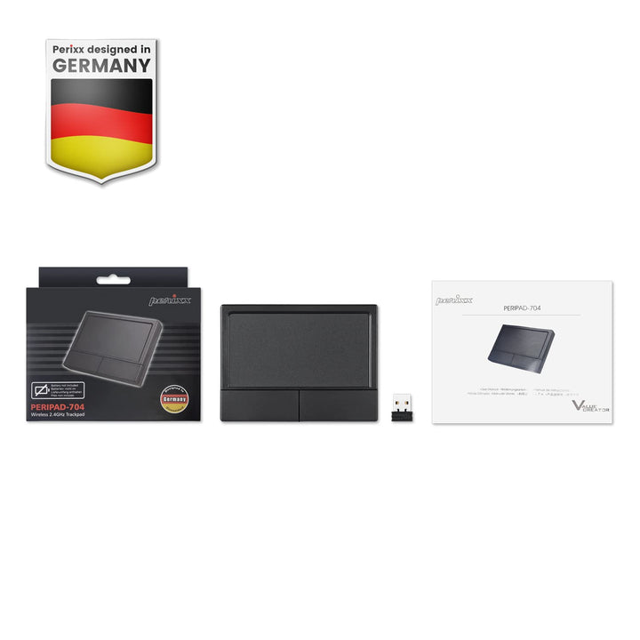 Perixx PERIPAD-504 Touchpad kabelgebunden – USB – Scroll- und Zeigefunktion,Grand - 105 mm x 55 mm,