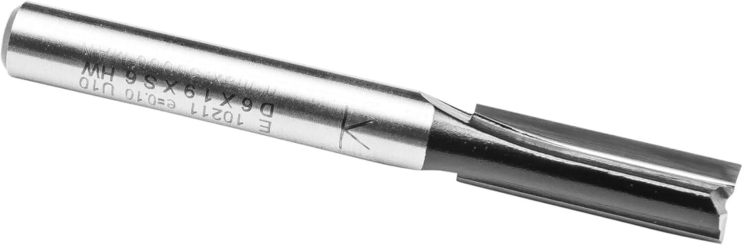 ENT 10211 Nutfräser HW, Schaft (S) 6 mm, Durchmesser (D) 6 mm, NL 19 mm, SL 32 mm, GL 55 mm D=6 / NL