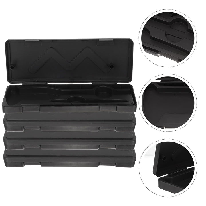 4 Stück Tragbare Messschieber Aufbewahrungsbox aus Robustem Kunststoff Kompakte Caliper Organizer Bo
