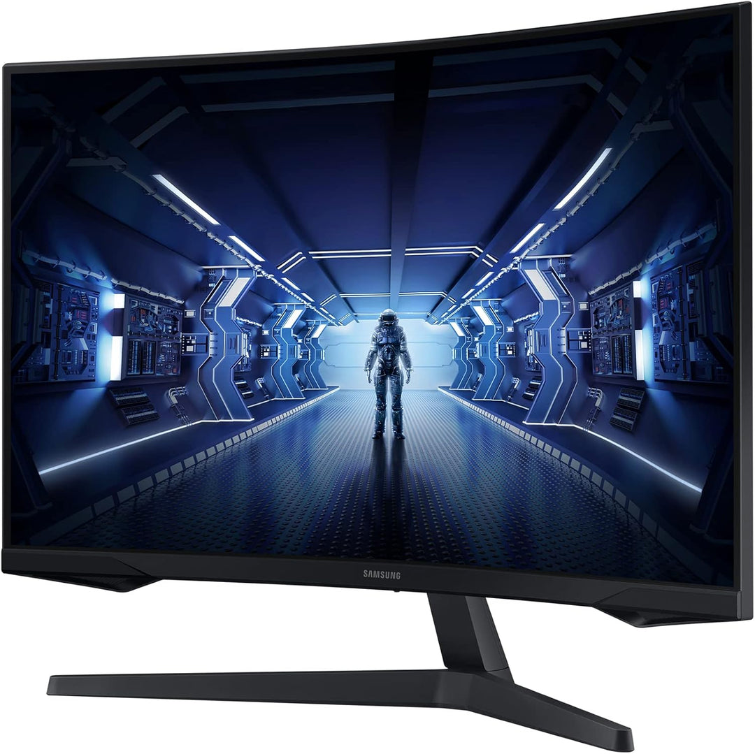 Samsung Odyssey G5 Curved Gaming Monitor C27G54TQBU, 27 Zoll, VA-Panel, WQHD-Auflösung, AMD FreeSync