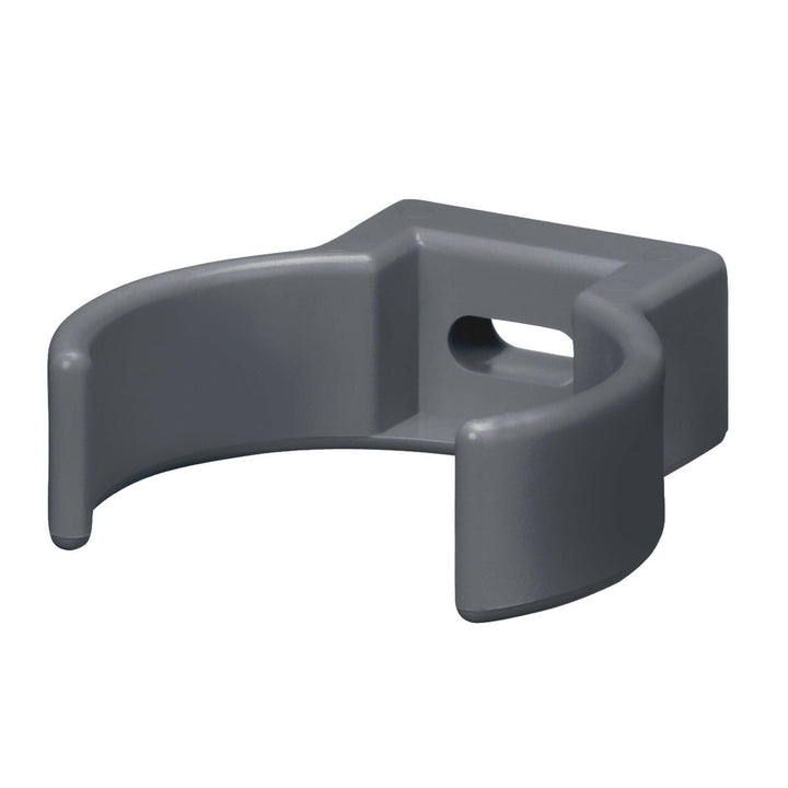 INEFA Rohrschelle Clip, PVC-U DN 50, 25 Stück Anthrazit Fallrohrschelle, Dachrinnenzubehör, einfache