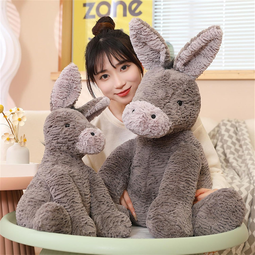 Kuscheltier Esel, Süsse Esel Stofftier für Kinder, Jungen &amp; Mädchen, Weich Esel Plüschtier zum Kusch