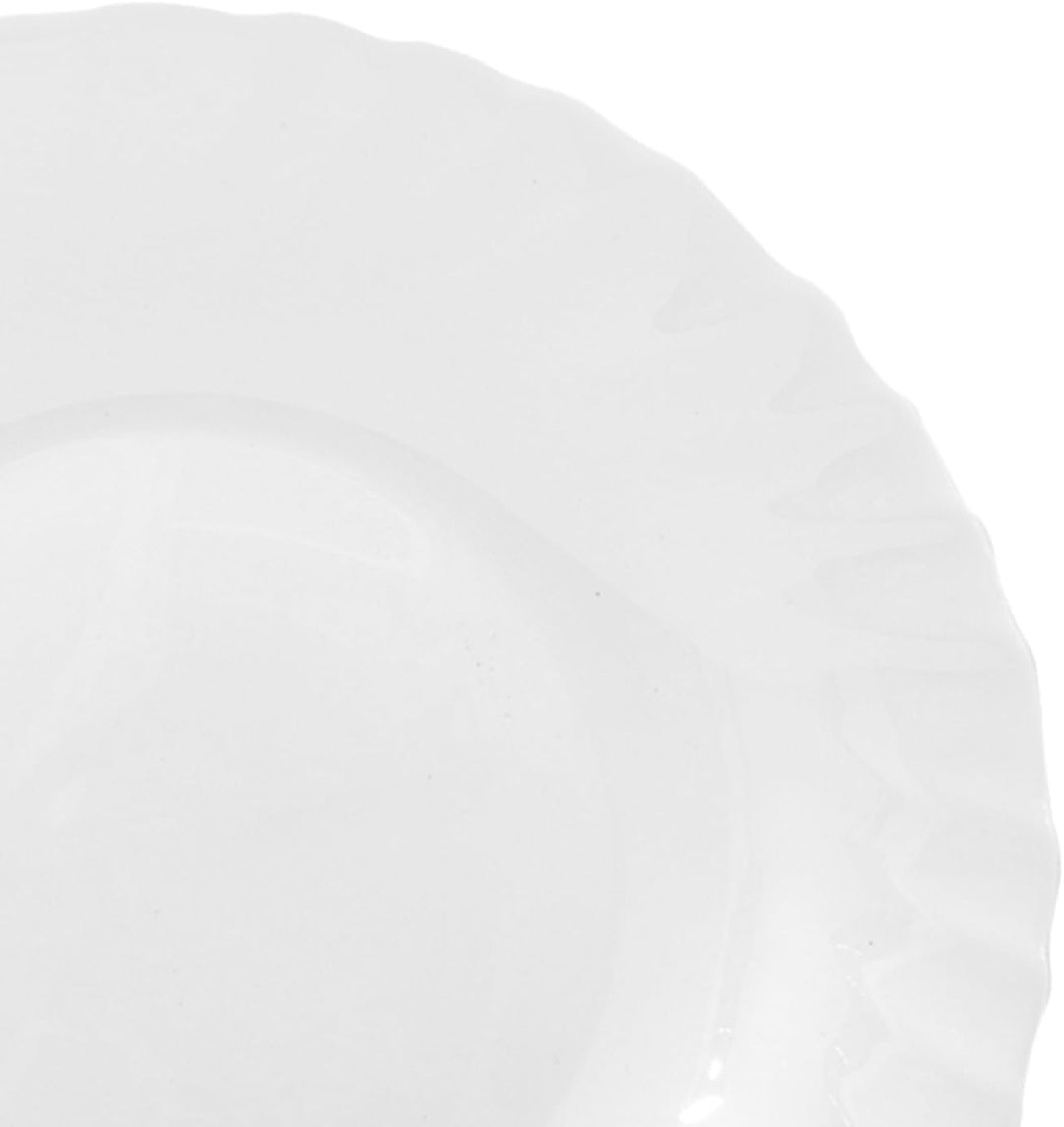 LGVSHOPPING Tafelservice Bormioli Prima Weiss 18 Stück für 6 Personen Arcopal
