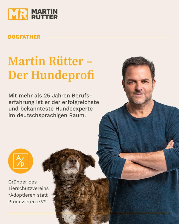 Martin Rütter – Futterbeutel Dummy Koralle XL – Futterdummy Hund wasserabweisend & waschbar, mit Rei