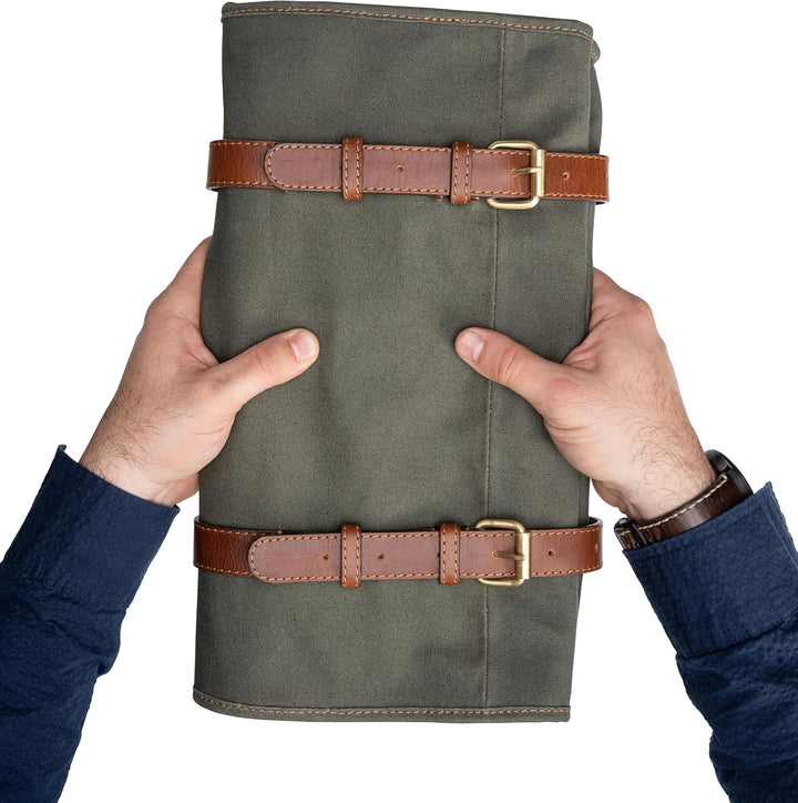 Angus Stoke XXL Messertasche mit 16 Fächern & viel Stauraum – Multifunktionstasche & Werkzeugtasche