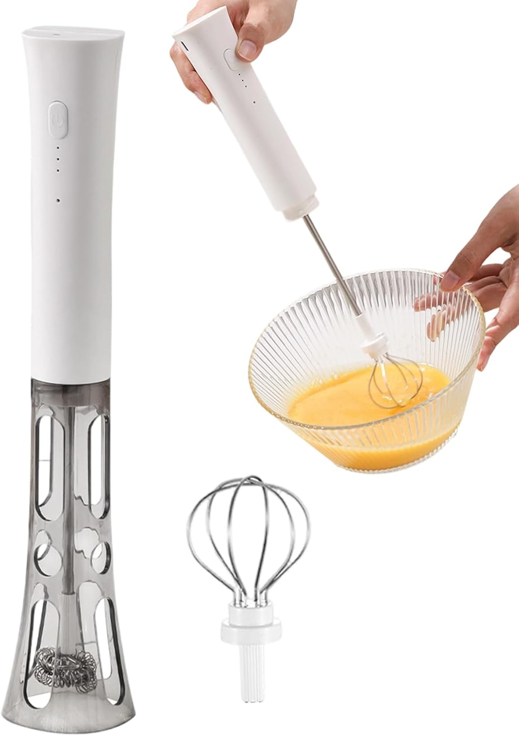 Handheld Milchaufschäumer Für Kaffee,Wiederaufladbarer Rührstab - Kaffeeschäumer | Für Zuhause, Café