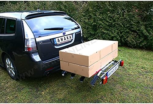 Fahrradträger Anhängerkupplung für 2 Fahrräder Heckträger AHK Fahrradheckträger - klappbar mit Schne