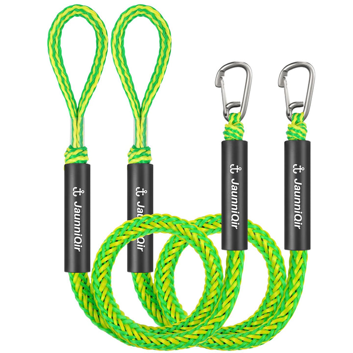 Bungee Boat Dock Line mit 316 Edelstahlclip Bootszubehör,122cm Anlegeleine für Boote, PWC, Kajak, Se