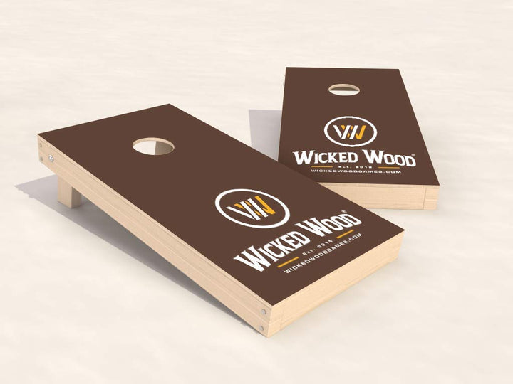 Cornhole Set – 120 x 60 cm - Sackloch Spiel – Wicked Wood – offiziell ACL-lizensiertes Set of Boards