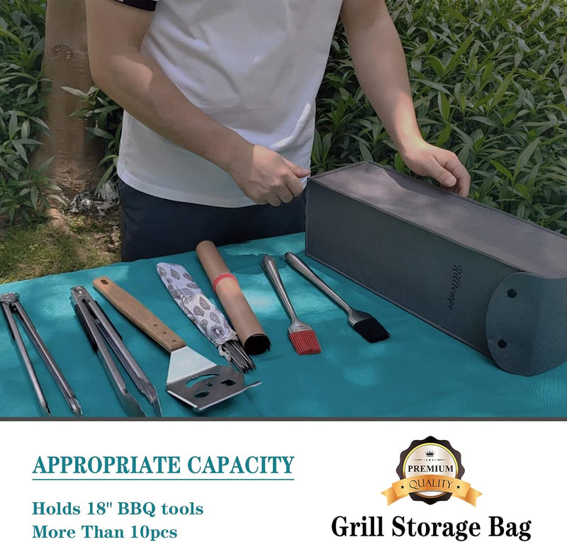 Grillwerkzeugtaschen, Grillwerkzeugaufbewahrung, Outdoor-Grillen, Grilltaschen, Grillwerkzeugtaschen