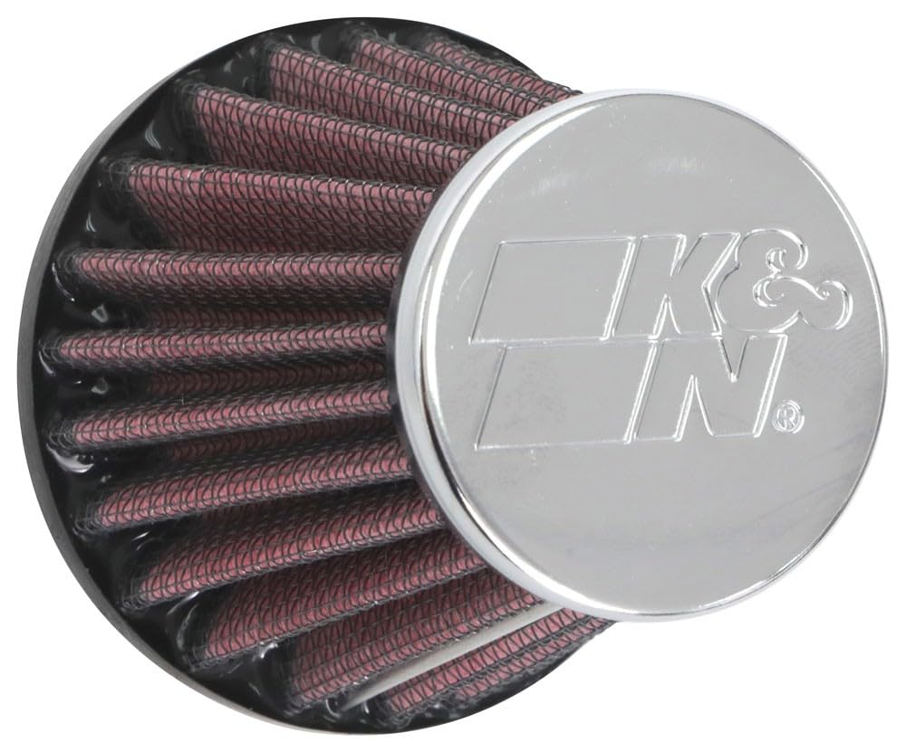 K&N RC-1090 KFZ und Motorrad Universal Chrom Filter