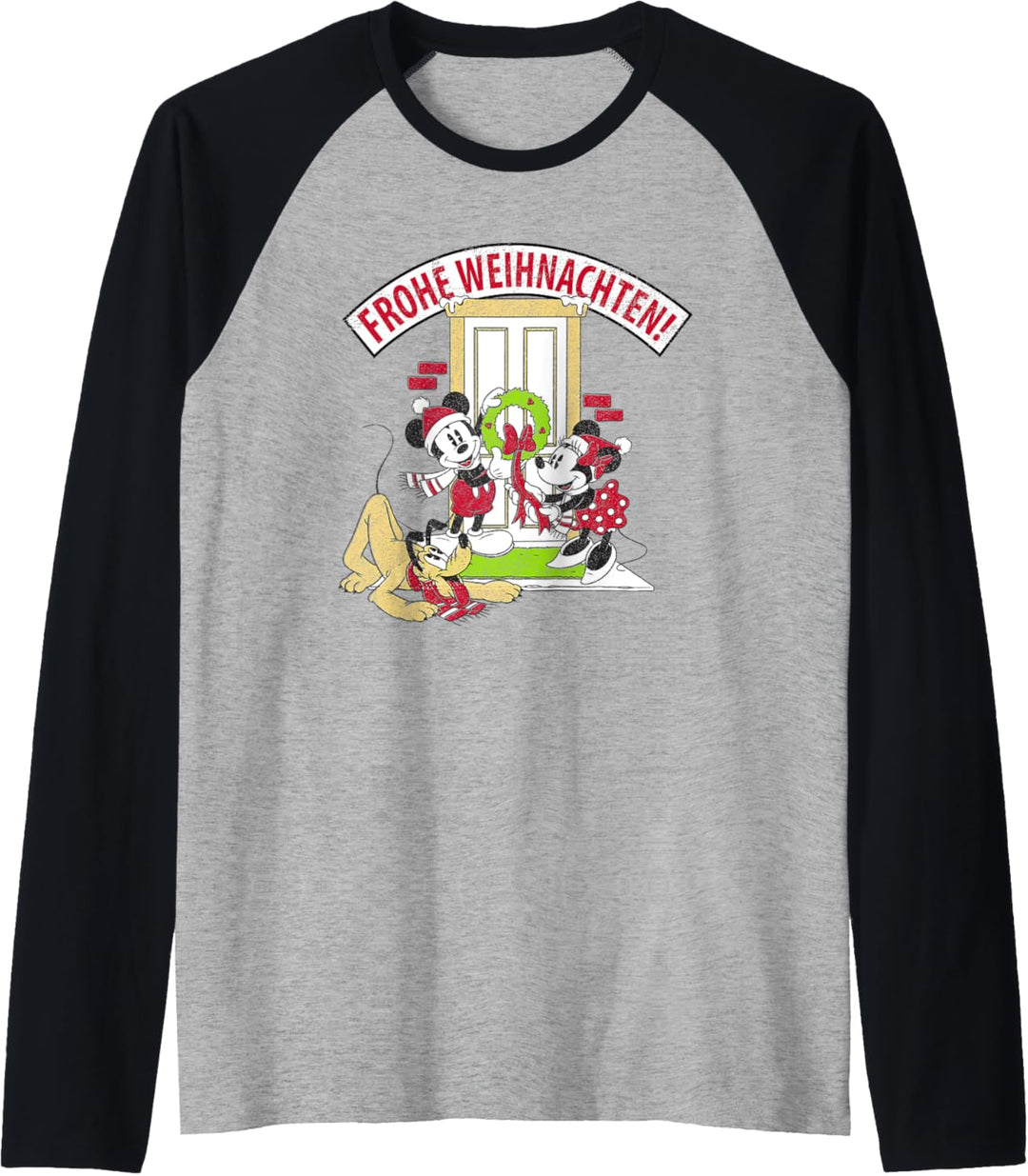 Disney Mickey Mouse & Friends Frohe Weihnachten! Raglan