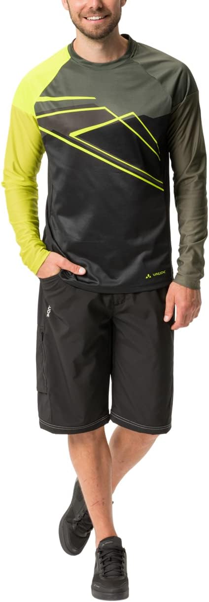 VAUDE Herren Men's Moab Ls T-Shirt Vi T-Shirt S Khaki, S Khaki