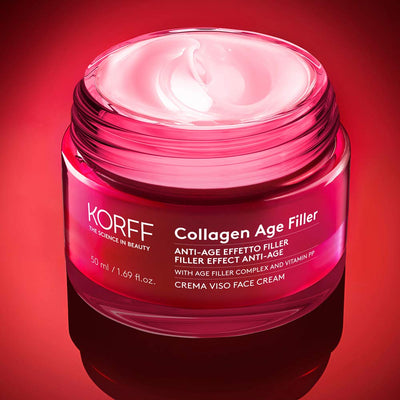 Korff Collagen Age Filler Gesichtscreme Globale Anti-Age Formel mit Age Filler Complex, Meereskollag