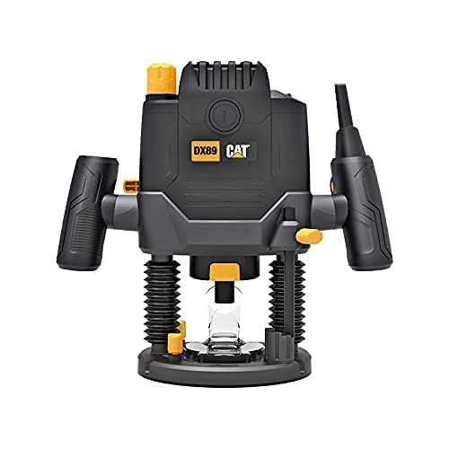 CAT Caterpillar DX89 - Oberfräse / 3 x Spannzange / 2100 Watt/Spindle-Lock Technologie/inkl. Zubehör