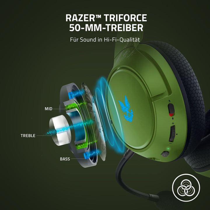 Razer Kaira Pro (Halo Infinite Edition) - Kabellose Gaming Kopfhörer für Xbox Series X / S + Xbox On
