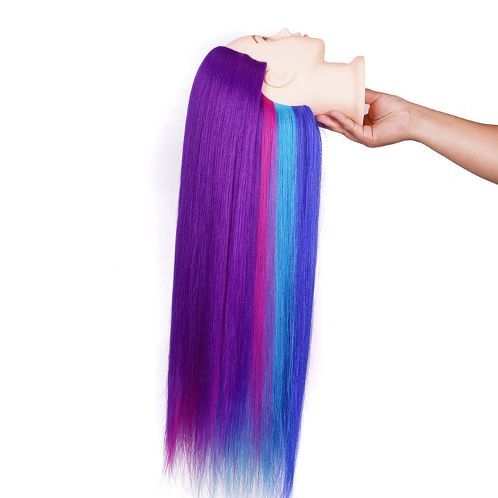 Trainingsköpfe Mannequin Kopf Haar Styling Manikin Kosmetologie Puppenkopf Synthetische Haar Frisier