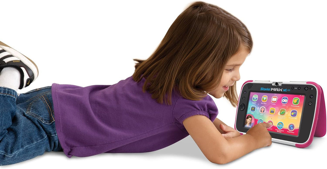 Vtech 80-194654 Storio MAX XL 2.0 Lerntablet Tablet für Kinder Kindertablet, Rosa, Deutsch Version R