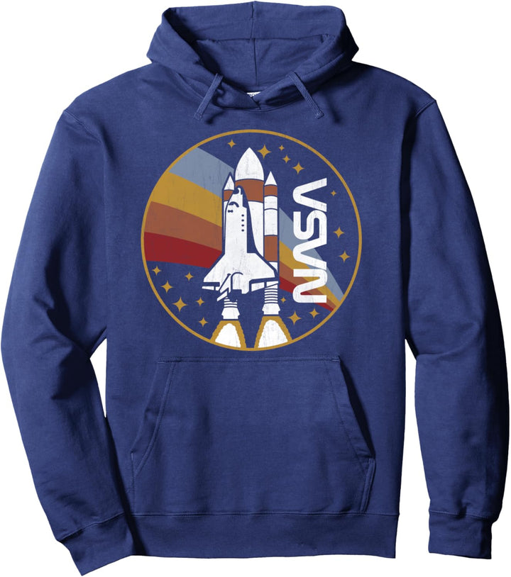 NASA Shuttle Launch Rainbow Pullover Hoodie