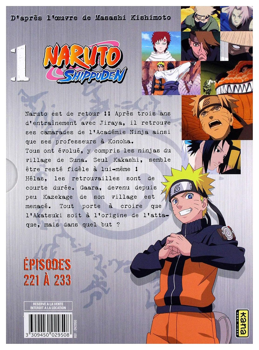 Naruto shippuden, vol. 1 [FR Import], DVD