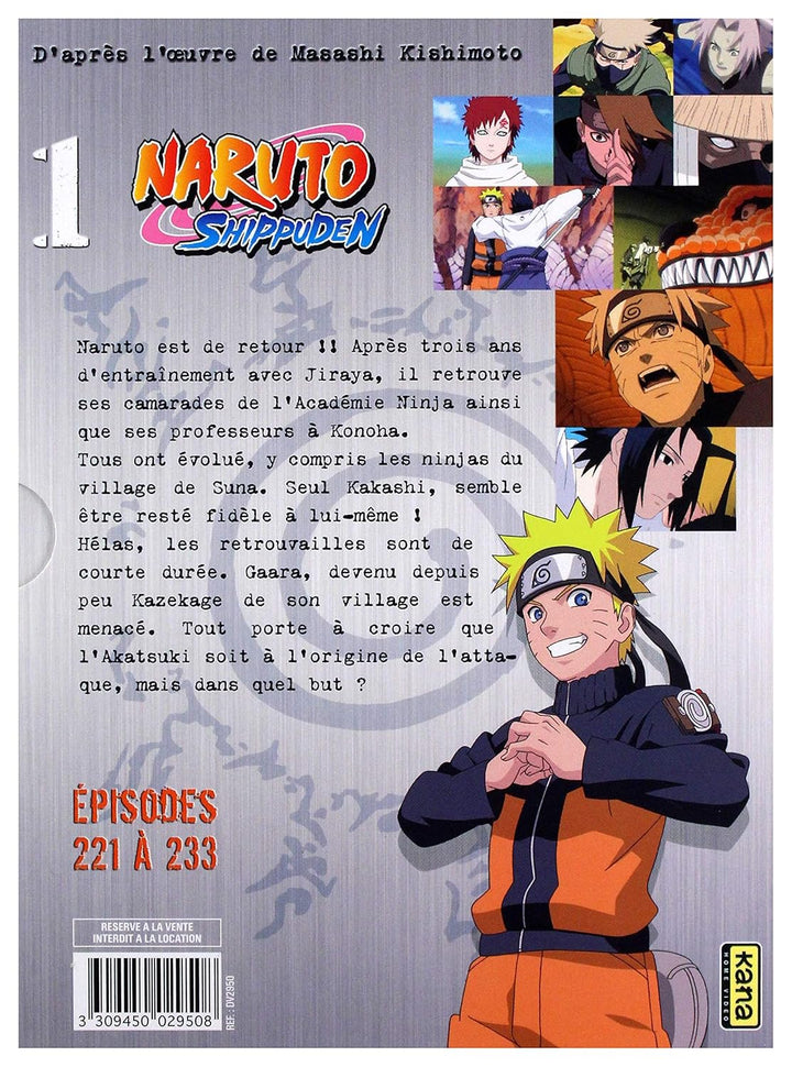 Naruto shippuden, vol. 1 [FR Import], DVD