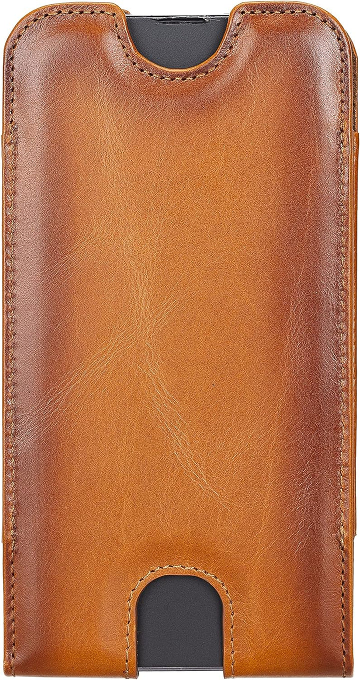 Solo Pelle Lederhülle für das iPhone 12/12 Pro / 13/13 Pro bis 6.1 Zoll Stanford Case Leder Hülle Le