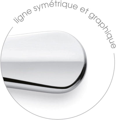 Amefa Baguette Set mit 12 Tafelmessern, Edelstahl 18/0, Länge 235 mm, 18/0_430, Silber, Messer