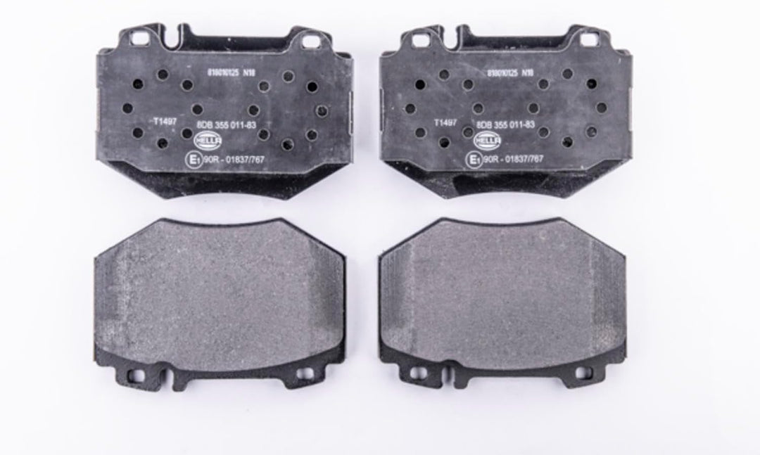 HELLA PAGID 8DB 355 011-831 Bremsbelagsatz - T1497 - Dicke/Stärke: 17.3mm - Bremssystem: Brembo - fü