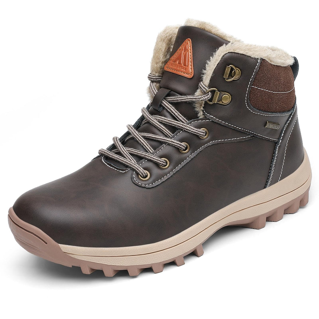 Mishansha Warme Gefütterte Winterschuhe Herren Damen Winterstiefel Wasserdicht Trekkingschuhe Wander